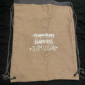 Team Logan- Gilmore Girls Backpack with Drawstring Closure